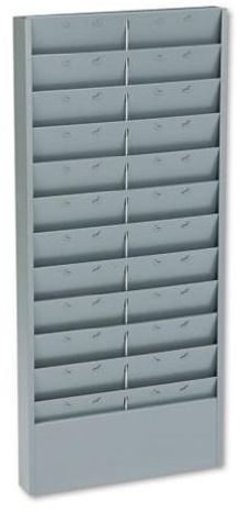 Adjustable job ticket rack steel to pockets 7 125 inch pocket height to for sale