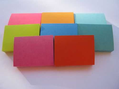 Post-it Notes (brand) 3M 1 1/2 x 2 Small 8 Colors 800 Sheets