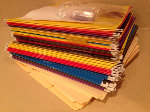 Lot of 110 Pendaflex (50 ea) and Manila Folders (60 ea) Letter Size NWOT