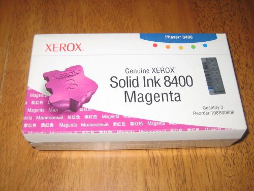 108R00606 Solid Ink Stick, 1,133 Page-Yield, 3/Box, Magenta