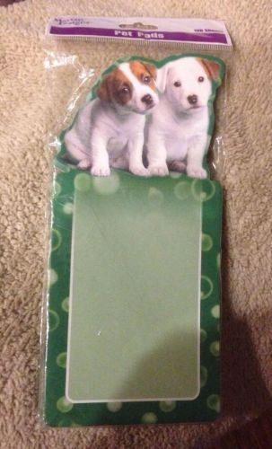 NEW Keith Kimberlin Martin Designs Pet Note Pads Jack Russell Puppies 100 Sheets