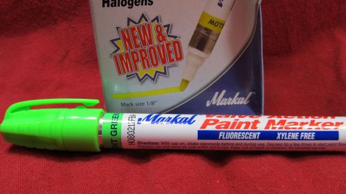 La-co_markal_valve action paint marker_fluorescent green_97051_lot of 2 for sale