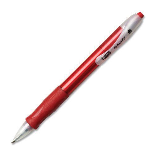 Bic velocity ballpoint pen - medium pen point type - 1 mm pen point (vlg11rd) for sale