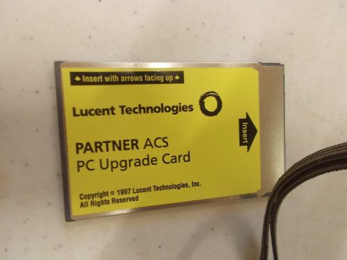 Partner Upgrade PC 12D1 Avaya AT&amp;T ACS Lucent PCMCIA card 108080938 8987