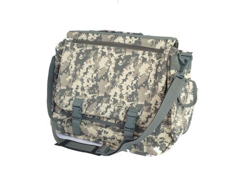 Deluxe Digital Gray Camouflage Portfolio Laptop Bag Case, Tablet Messenger Bag