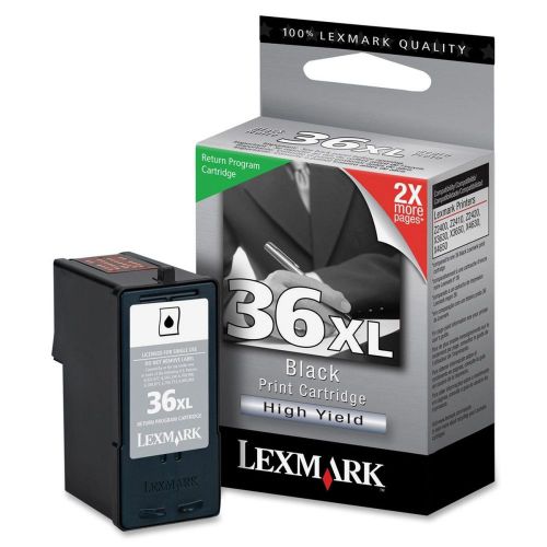 Lexmark No.36XL High Yield Black Ink Cartridge Black Inkjet 475 Page 1 Each