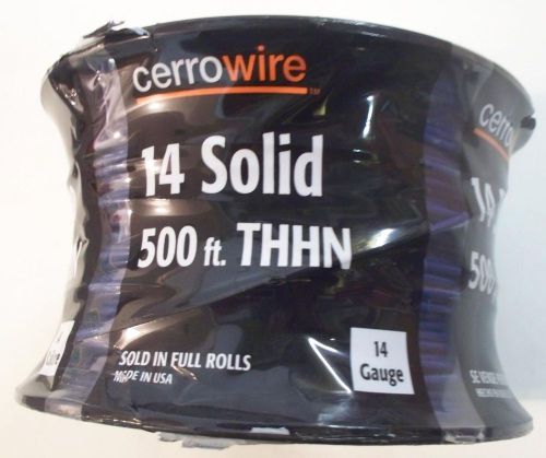 14 Gauge THHN Blue Wire Solid 500 ft - USA