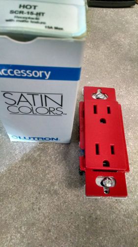 Lutron SCR-15-HT Red Receptacle