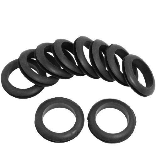 Amico Wire Protective Black Rubber 40mm Inner Dia Double Sided Grommet