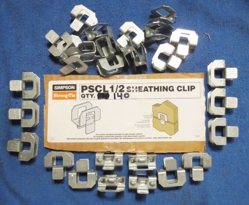 SIMPSON STRONG TIE PSCL 1/2 PLYWOOD CONNECTORS OSB CONNECTORS 140 COUNT