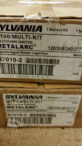 6 new sylvania 47019-2 m100/multi ballast kit 100watt metal halide for sale