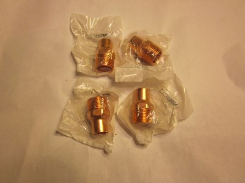 LOT of 4  NIBCO 3/4 inch x 1 inch Copper Male Adapter Fitting - NEW -