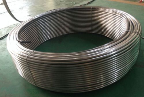 304 seamless stainless steel tubing coil with a 1/2&#034; od, wall thickness 1/32&#034; for sale