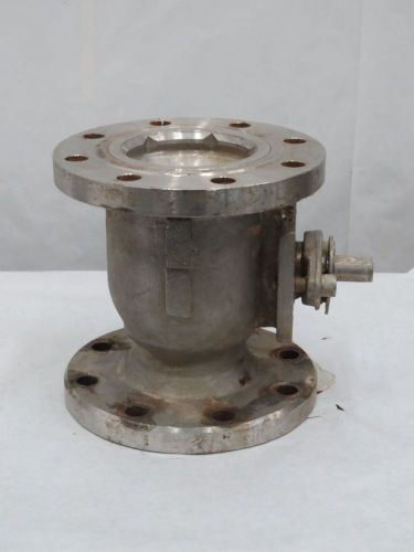 Velan 8 bolt class cf8m 150 stainless flanged 4 in ball valve b249385 for sale