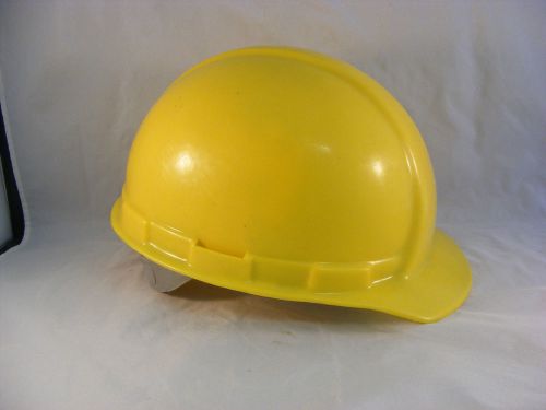 Yellow Adjustable Hard Hat - Fits 6-1/2 to 7-3/4