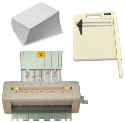 CardMate Manual Business Card Cutter/Trimmer+Paper Cutter+Business Card Cover+
