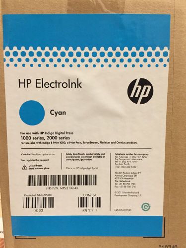Hp Indigo Electroink - Cyan (Box Of 10)