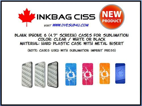 BLANK IPHONE 6 (4.7&#034; SCREEN) CASES FOR SUBLIMATION IMPRINTING