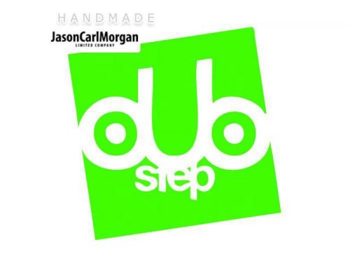 JCM® Iron On Applique Decal, Dubstep Neon Green