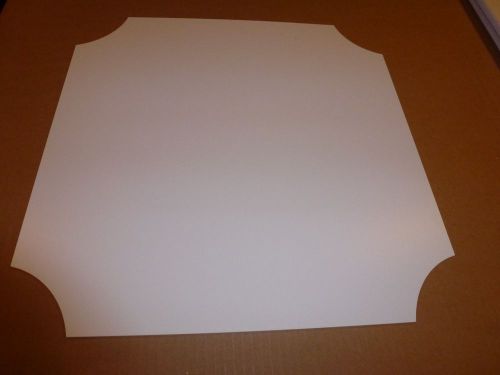 3MM (1/8) White Foam Pvc Komatex Sign/Craft Blank Shape