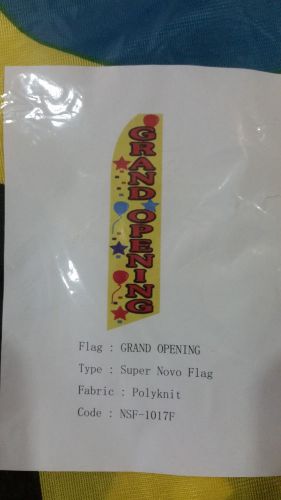 GRAND OPENING Feather Flag  12&#039; tall