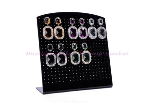 400 holes Black Acryl Earrings Jewelry Display Rack Stand Holder Show Organizer