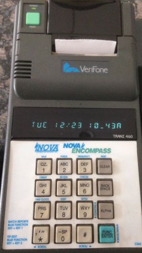 Nova Encompass Verifone Tranz 460 Credit Card Terminal Machine Slider