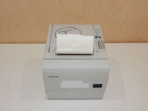 F055) epson tm-t88iip pos thermal receipt printer model m129b for sale