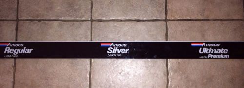 New Amoco Plastic Dispenser Sign 43&#034; Long