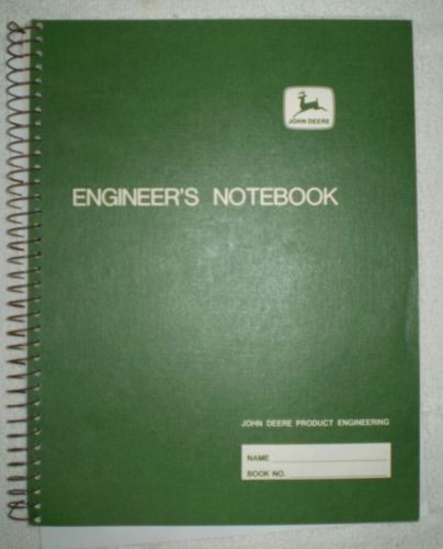 John Deere Product Engineer&#039;s Notebook
