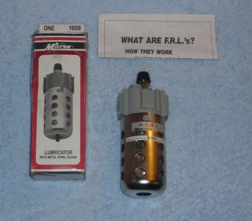 Milton lubricator with metal bowl guard               1028             1/4 &#034; npt for sale