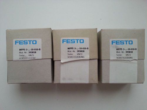 3-x Festo MPPE-3-...-10-010-B  Proportional pressure regulators NEW!!!