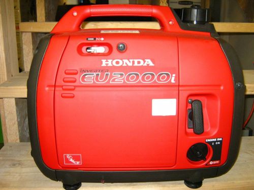Honda eu2000i generator inverter camping rv home tailgating new 3-year warranty for sale