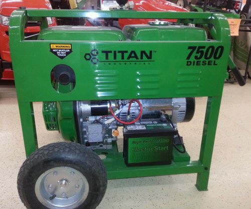 Titan 7500 diesel generator