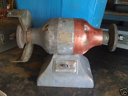 Van dorn 10&#034; wheel pedestal grinder buffer polisher for sale
