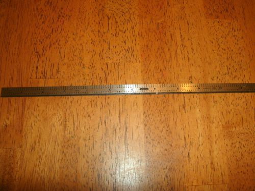 General Tool Company #1216  Stainless Steel 12&#034;  Machinist Ruler