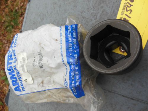 armstrong 22-064 1&#034; drive 6pt 2&#034; impact socket new