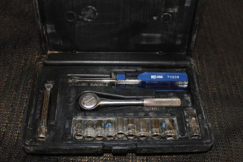 K &amp; d 13 pc socket &amp; wrench set 1/4&#034; drive for sale