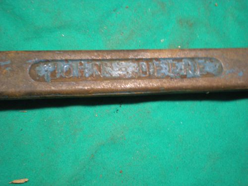 Antique/Vintage John Deere Wrench 1 1/8   1 3/8