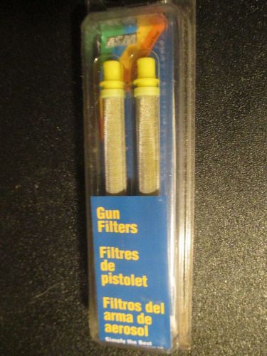 ASM New Spray Gun Filters 4434-2 100 Mesh Fine (Yellow) NIB 2 Filters!