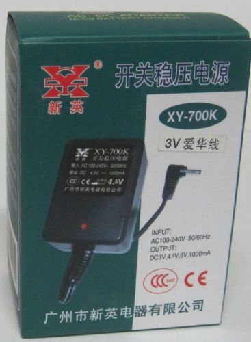 Guangzhou Xinying AC-DC Angled Wall Adapter 3VDC 1000mA XY-700K