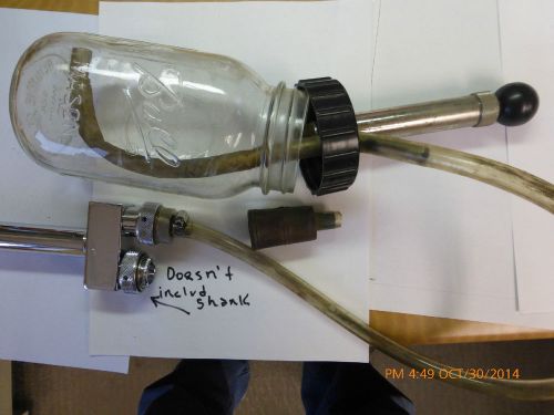 Beer equipment, line cleaning bottle, used