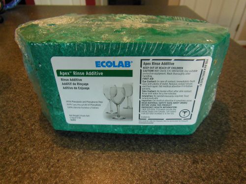 Ecolab apex rinse additive for dishwasher machine warewashing 1.1 kg, 2.5lbs for sale