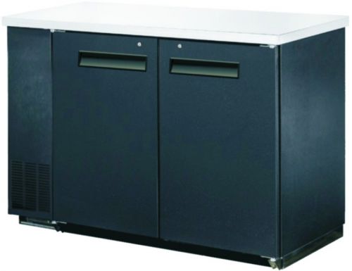 Metalfrio 2 Door Undercounter Back Bar Beer Cooler Refrigerator MBB24-48S
