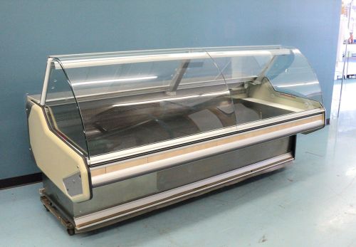 Curve glass dry case bakery display case for sale
