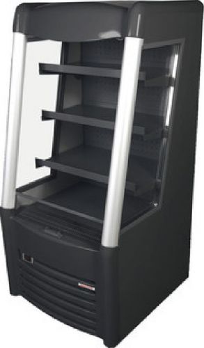 New 28&#034; space saver upright refrigerated open merchandiser display cooler 115vlt for sale