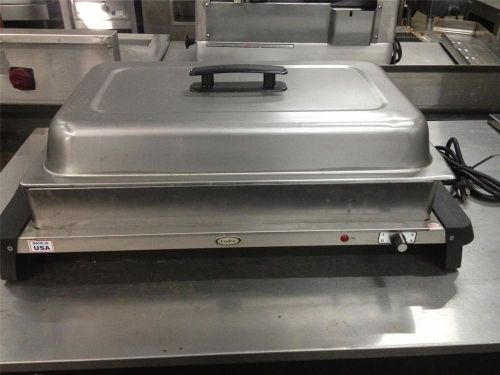 Cadco wtbs buffet server 3 compartment heated table top w/ lid 300w catering for sale