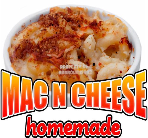 Homemade Mac N Cheese Decal 14&#034; Restaurant Concession Food Truck Vinyl Menu