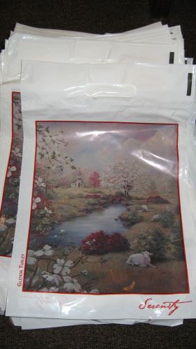 New christian printed merchandise plastic bags with handle easter/spring for sale