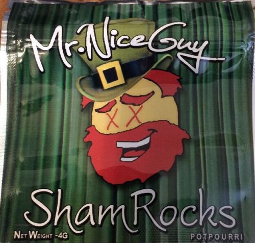 100 Mr Nice Shamrocks 4g EMPTY ziplock bags (good for crafts incense jewelry)